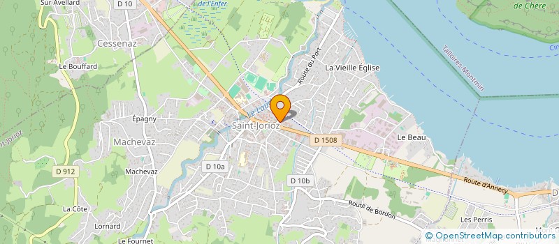 localisation de l'entreprise MADAME NATHALIE FERRARI  SAINT-JORIOZ