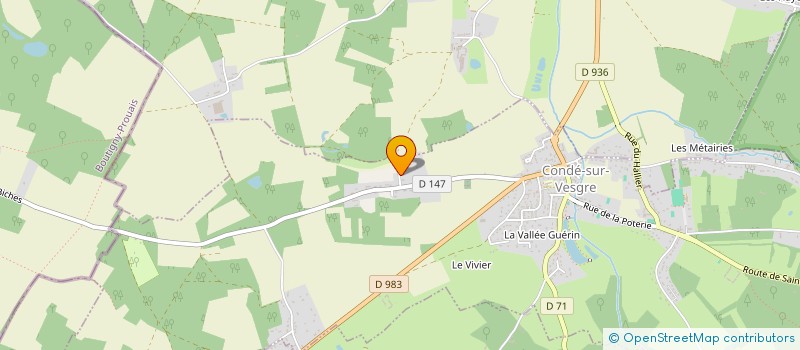localisation de l'entreprise MADAME NATHALIE FERREIRA à CONDE-SUR-VESGRE