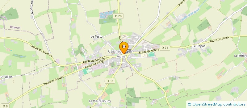 localisation de l'entreprise MADAME NATHALIE FERREIRA-LAGE  CAUMONT-SUR-AURE