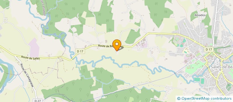 localisation de l'entreprise MADAME NATHALIE FERRIERES à SALIES-DE-BEARN
