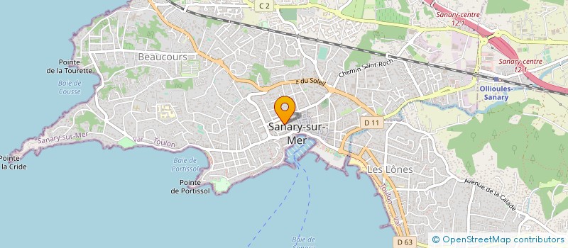 localisation de l'entreprise MADAME NATHALIE FERRIGNO à SANARY-SUR-MER