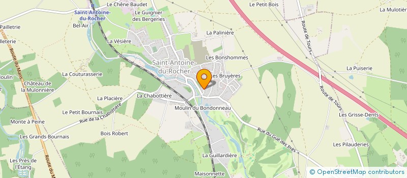 localisation de l'entreprise MADAME NATHALIE FERTILLE  SAINT-ANTOINE-DU-ROCHER