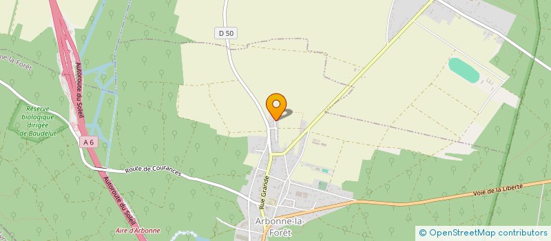 localisation de l'entreprise MADAME NATHALIE FETY à ARBONNE-LA-FORET