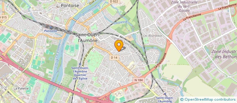 localisation de l'entreprise MADAME NATHALIE FEUVRIER  SAINT-OUEN-L'AUMONE