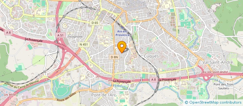 localisation de l'entreprise MADAME NATHALIE FEVRE à AIX-EN-PROVENCE