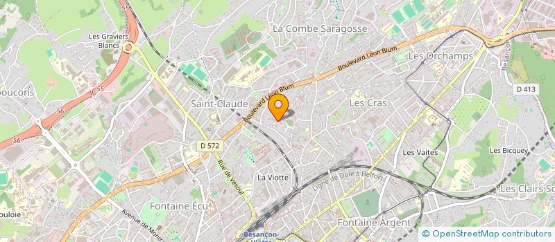 localisation de l'entreprise MADAME NATHALIE FIEROBE  BESANCON