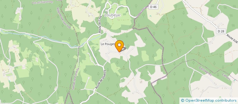 localisation de l'entreprise MADAME NATHALIE FIGUIE  LOUBEJAC