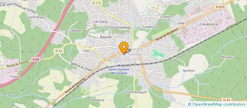 localisation de l'entreprise MADAME NATHALIE FILAINE à SAINT-VINCENT-DE-TYROSSE
