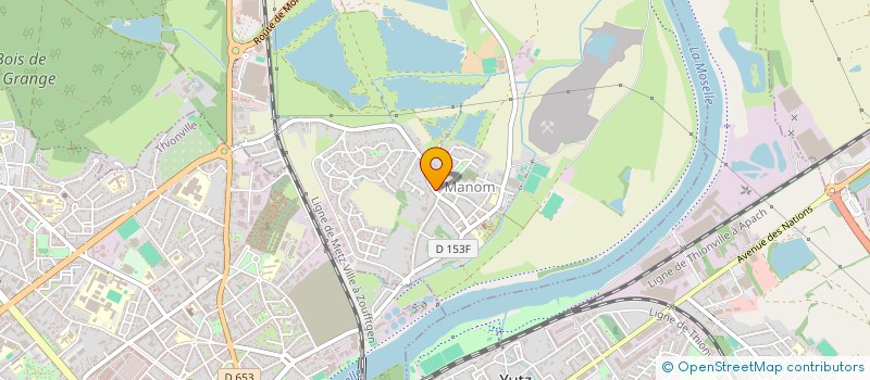 localisation de l'entreprise MADAME NATHALIE FILSTROFF  MANOM