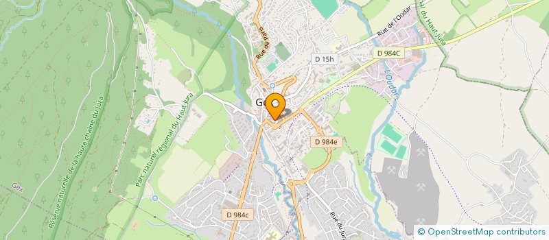 localisation de l'entreprise MADAME NATHALIE FIQUEMONT  GEX