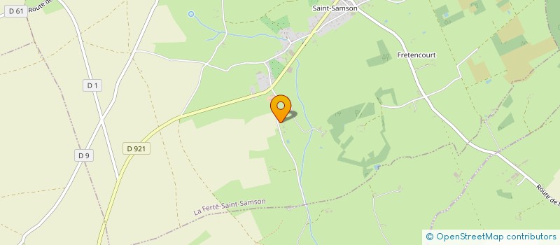 localisation de l'entreprise MADAME NATHALIE FLEUTRY  LA FERTE-SAINT-SAMSON