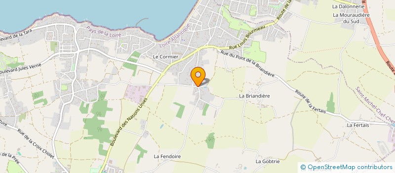 localisation de l'entreprise MADAME NATHALIE FLIPPOT à LA PLAINE-SUR-MER