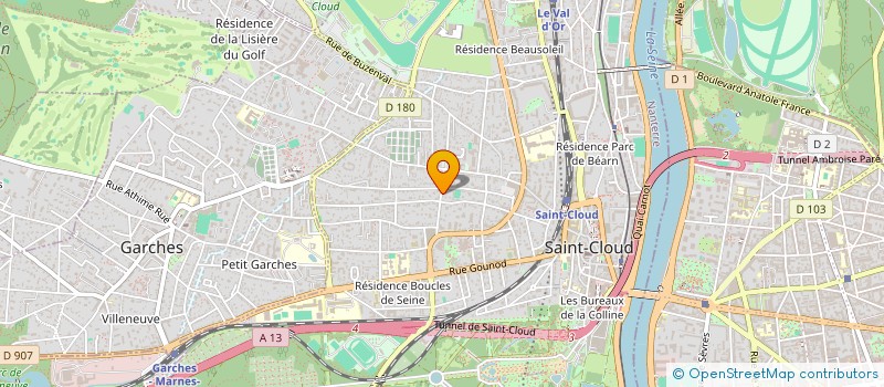 localisation de l'entreprise MADAME NATHALIE FLORE PAPET à SAINT-CLOUD