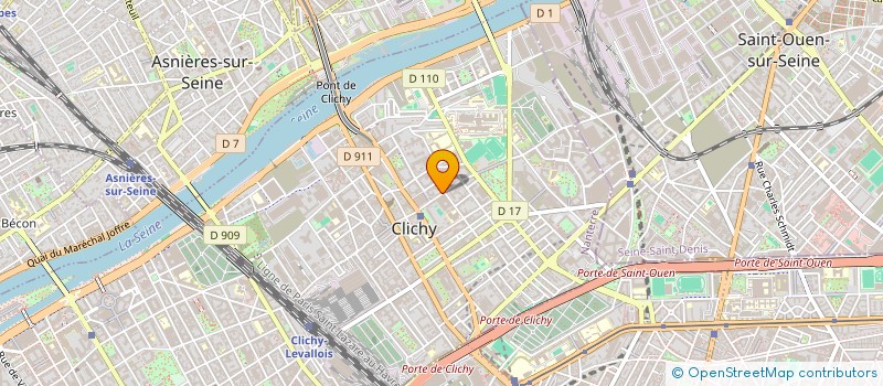 localisation de l'entreprise MADAME NATHALIE FLORESTAL à CLICHY