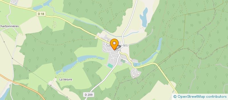 localisation de l'entreprise MADAME NATHALIE FLUDER  SAUVIGNY-LES-BOIS