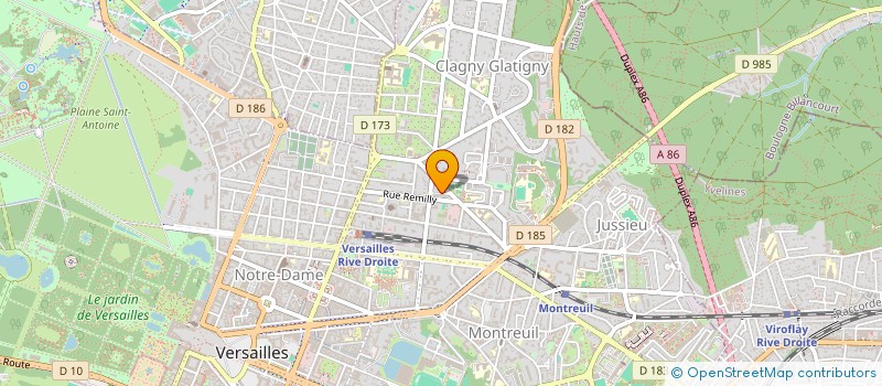 localisation de l'entreprise MADAME NATHALIE FOLIOT à VERSAILLES