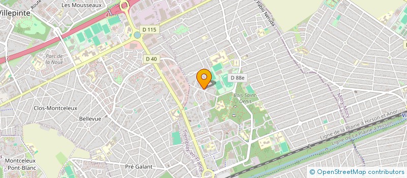 localisation de l'entreprise MADAME NATHALIE FOLLY  TREMBLAY-EN-FRANCE