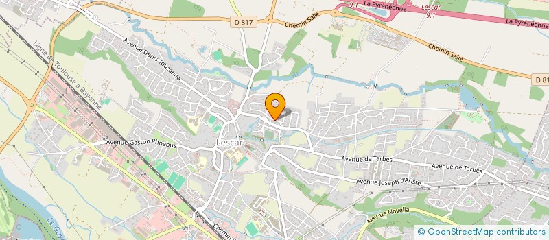 localisation de l'entreprise MADAME NATHALIE FONTAINE  LESCAR