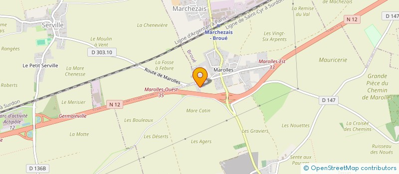 localisation de l'entreprise MADAME NATHALIE FONTAINE à BROUE