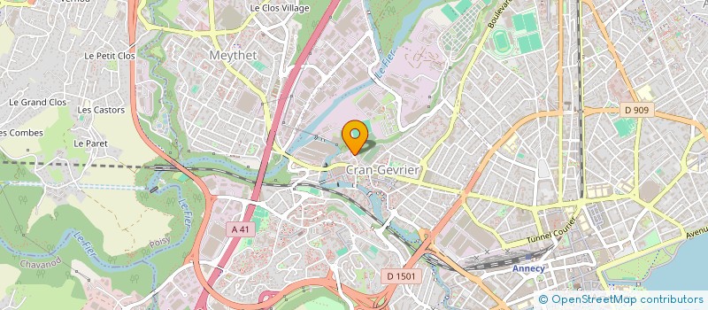 localisation de l'entreprise MADAME NATHALIE FONTANA à ANNECY