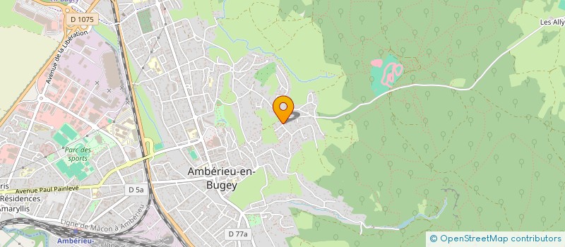 localisation de l'entreprise MADAME NATHALIE FORAY  AMBERIEU-EN-BUGEY