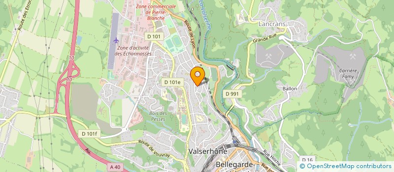 localisation de l'entreprise MADAME NATHALIE FORESTIER à VALSERHONE
