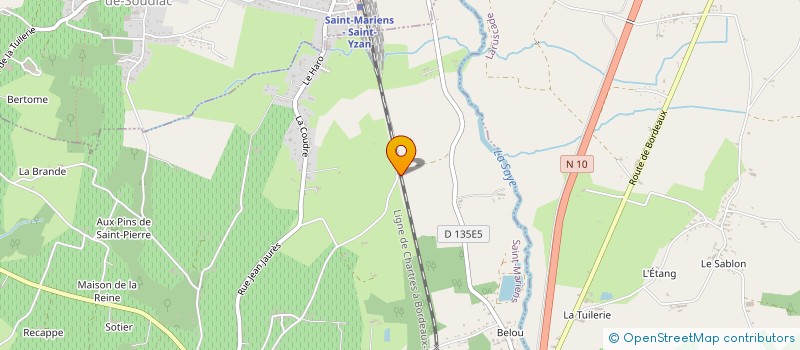 localisation de l'entreprise MADAME NATHALIE FORT  SAINT-MARIENS