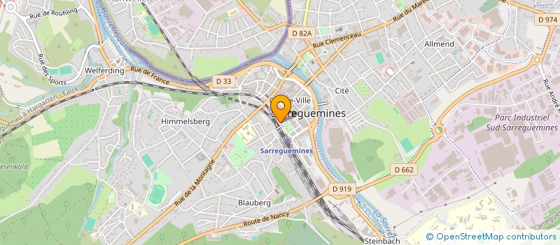 localisation de l'entreprise MADAME NATHALIE FOTRE  SARREGUEMINES