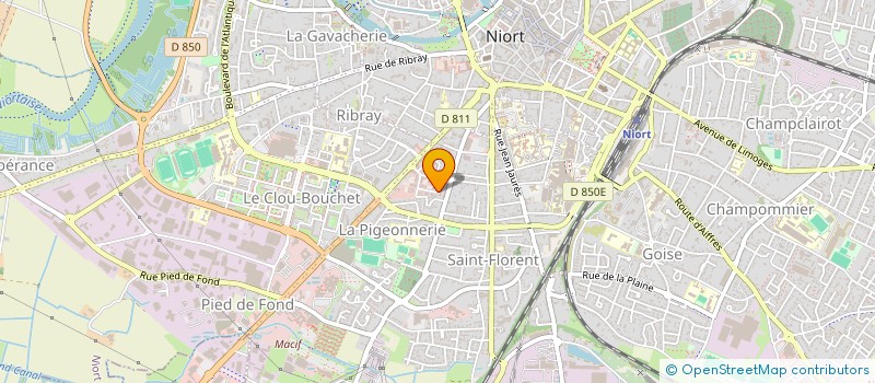 localisation de l'entreprise MADAME NATHALIE FOUCAUD à NIORT