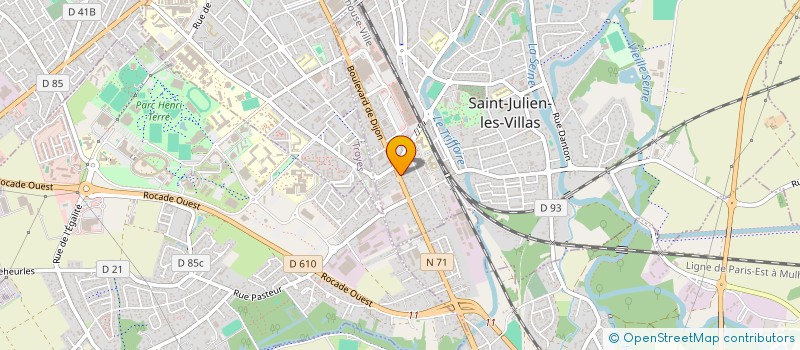 localisation de l'entreprise MADAME NATHALIE FOUCHARD à SAINT-JULIEN-LES-VILLAS