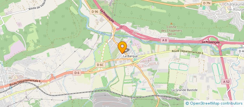 localisation de l'entreprise MADAME NATHALIE FOUCOU  FUVEAU