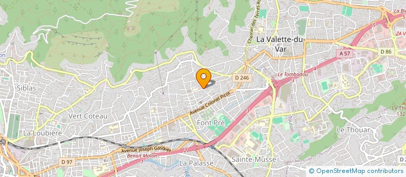 localisation de l'entreprise MADAME NATHALIE FOUGUES à TOULON