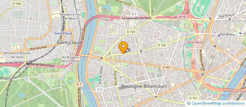 localisation de l'entreprise MADAME NATHALIE FOUILLEUL à BOULOGNE-BILLANCOURT