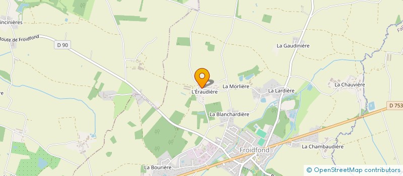 localisation de l'entreprise MADAME NATHALIE FOULON  FROIDFOND