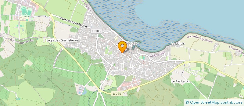 localisation de l'entreprise MADAME NATHALIE FOUQUET  LA FLOTTE