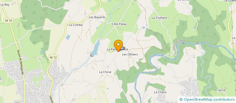 localisation de l'entreprise MADAME NATHALIE FOURNAND  SAINT-GALMIER