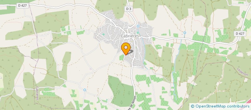 localisation de l'entreprise MADAME NATHALIE FOURNIER  CABRIERES