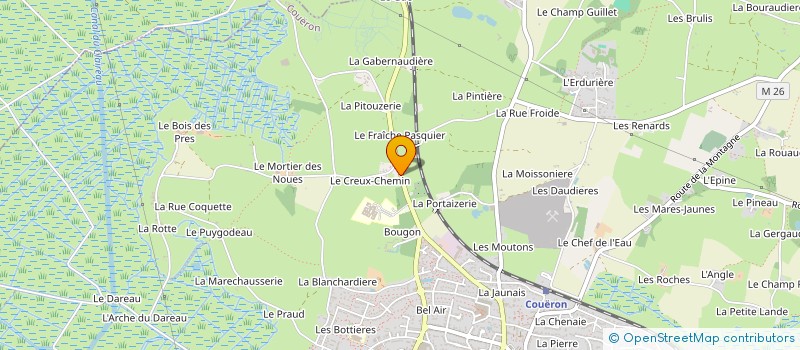 localisation de l'entreprise MADAME NATHALIE FOURNIER à COUERON