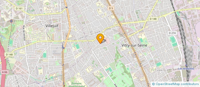 localisation de l'entreprise MADAME NATHALIE FOURRE  VITRY-SUR-SEINE