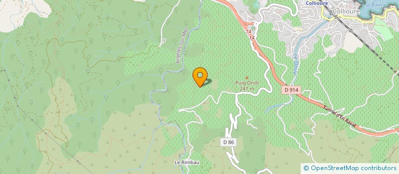 localisation de l'entreprise MADAME NATHALIE FRACZKIEWICZ  COLLIOURE