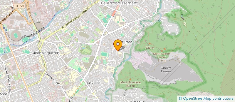localisation de l'entreprise MADAME NATHALIE FRADET à MARSEILLE