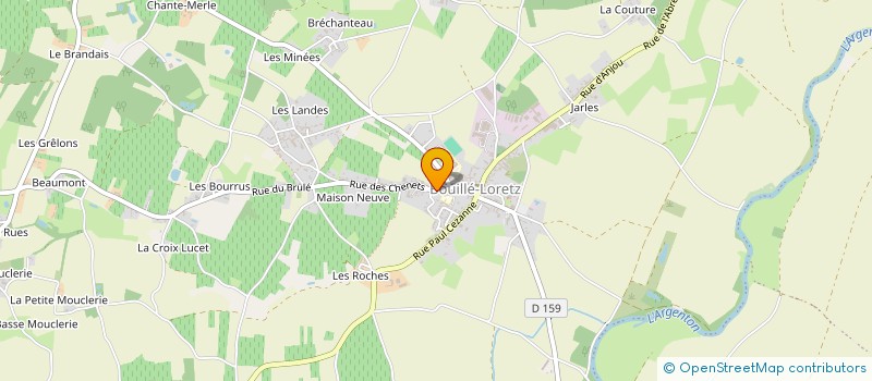 localisation de l'entreprise MADAME NATHALIE FRADOIS  LORETZ-D'ARGENTON