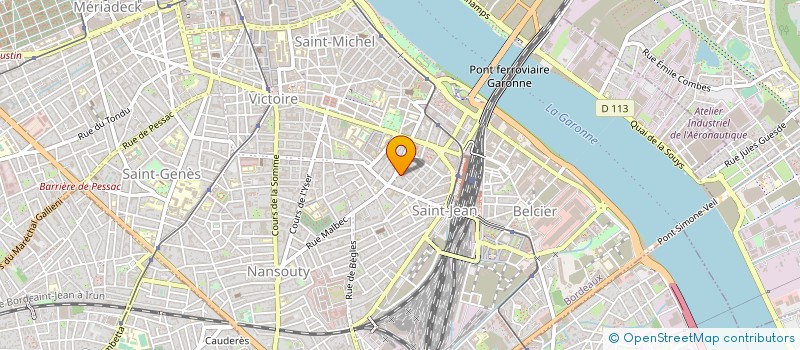 localisation de l'entreprise MADAME NATHALIE FRAGNE à BORDEAUX