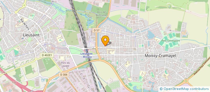 localisation de l'entreprise MADAME NATHALIE FRANCIUS  MOISSY-CRAMAYEL