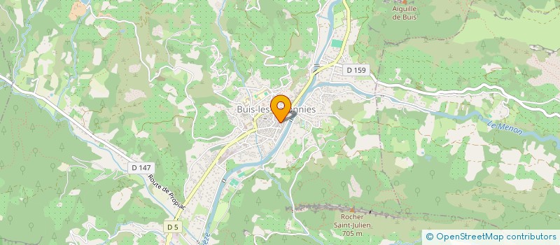 localisation de l'entreprise MADAME NATHALIE FRANCO  BUIS-LES-BARONNIES