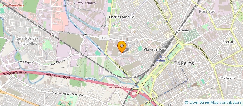 localisation de l'entreprise MADAME NATHALIE FRANCOIS  REIMS