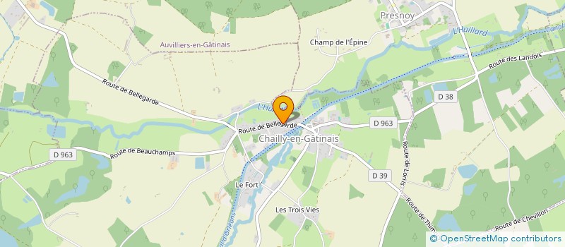 localisation de l'entreprise MADAME NATHALIE FRANCOIS à CHAILLY-EN-GATINAIS