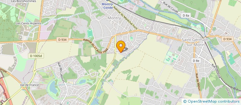 localisation de l'entreprise MADAME NATHALIE FRANCOIS  MONTRY