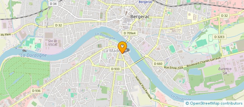 localisation de l'entreprise MADAME NATHALIE FRANCOIS-FYON à BERGERAC