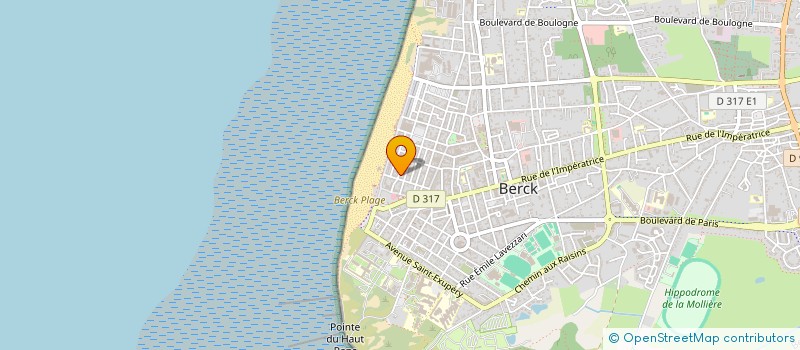 localisation de l'entreprise MADAME NATHALIE FRANKREICH à BERCK